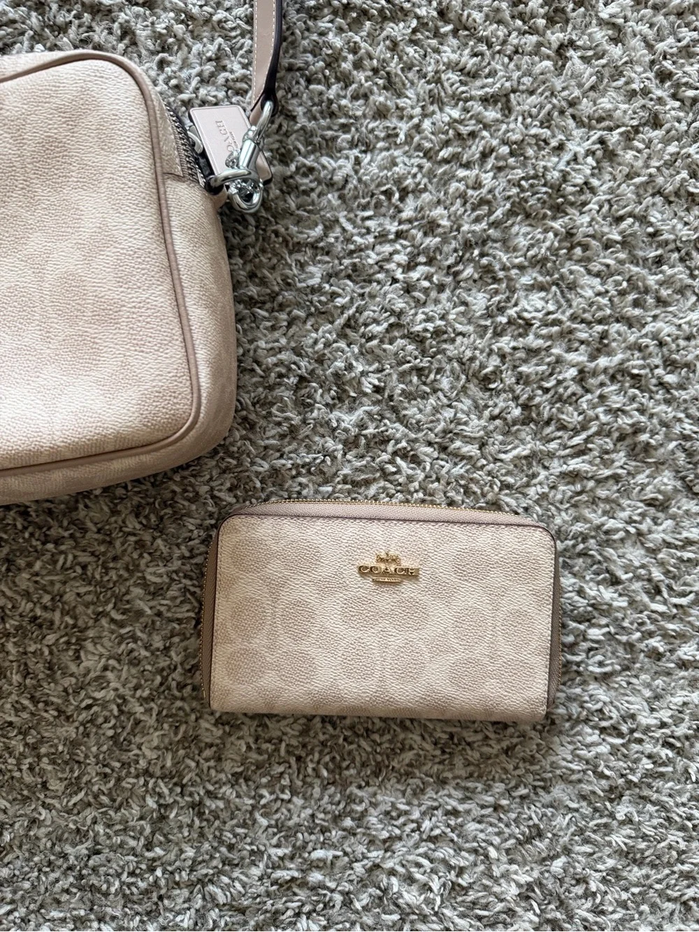 Coach Crossbody Bag with Matching zipper wallet